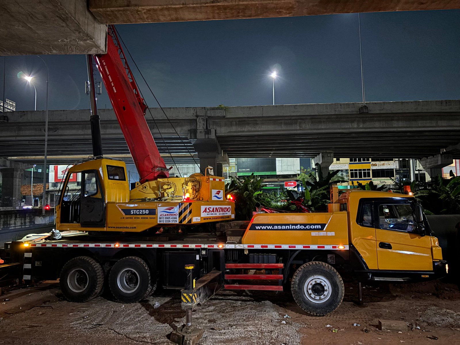 Armada crane Asanindo untuk rental crane Jakarta dengan berbagai kapasitas crane proyek industri