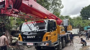 Rental crane 55 ton all in Jakarta dengan operator profesional dan unit tahun muda