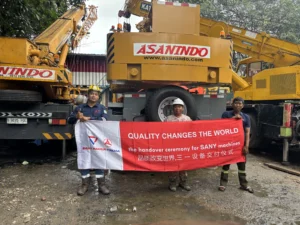 Survey lokasi dan lifting plan crane untuk rental crane Jakarta guna memastikan pekerjaan aman dan efisien tanpa delay