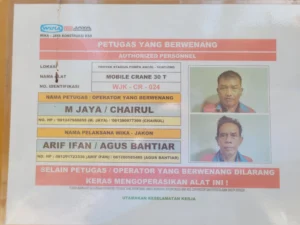 PT Asanindo Jaya Abadi dokumen lengkap SIO SILO ISO 45001 perizinan crane Jakarta