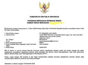 Verifikasi NIB NPWP legalitas perusahaan vendor crane Jakarta sebelum menyewa